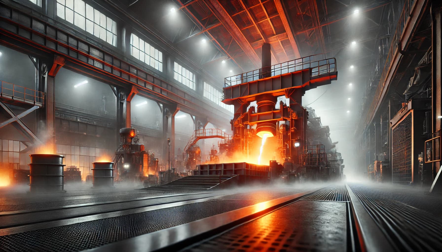 Industrial casting facility