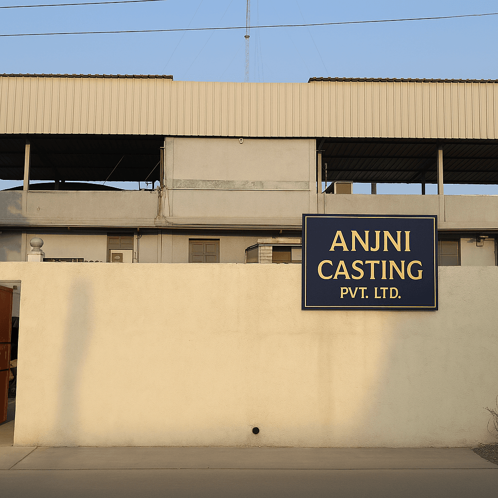 Anjni Casting factory floor showing modern casting equipment