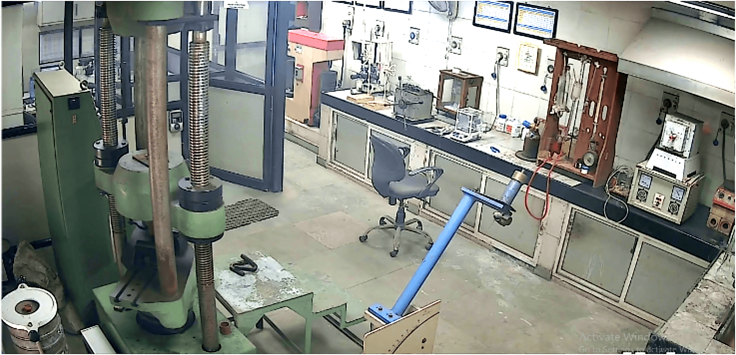 Quality control testing equipment