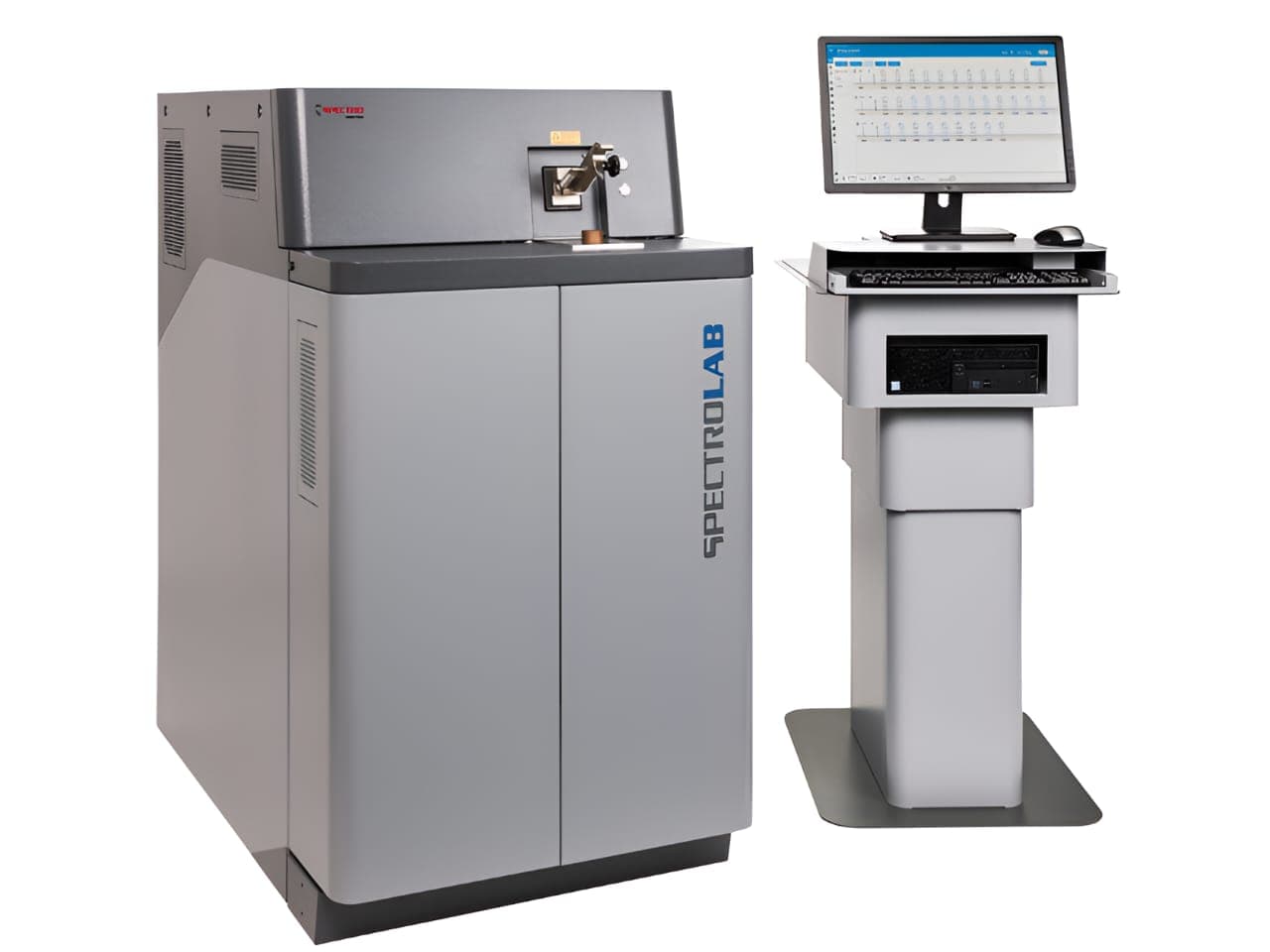 Spectrometer equipment for metal analysis